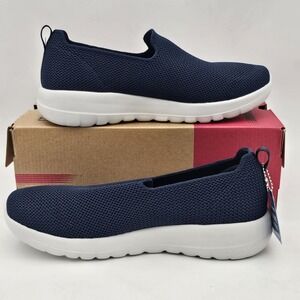 Skechers Go Walk Joy-Sensational Day Slip On Womens Shoes size 8 WIDE FIT